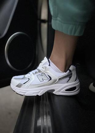 Кроссовки new balance silver