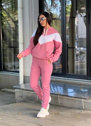 Жіночий спортивний костюм,женский спортивный костюм,прогулянковий костюм,прогулочный костюм на флике,костюм на флісі,теплий костюм на осінь6 фото