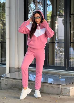 Жіночий спортивний костюм,женский спортивный костюм,прогулянковий костюм,прогулочный костюм на флике,костюм на флісі,теплий костюм на осінь4 фото