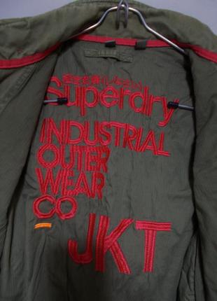 Нова куртка джинсова хакі'superdry' 'vintage military m-65 field jacket' 40-42р10 фото