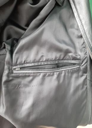 Шкіряна куртка, бейкерска від lld (англія)8 фото