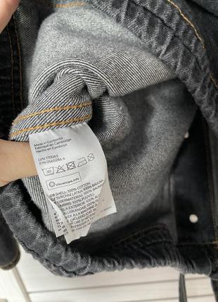 Плотная джинсовая куртка джинсовка h&amp;m xs s оригинал6 фото