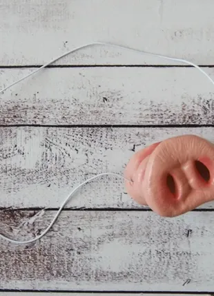 Карнавальный костюм свинки поросенка нос на резинке+подарок4 фото