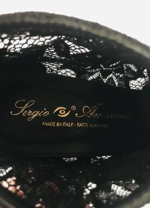 Женские замшевые туфли на шпильках sergio maranti оригинал6 фото