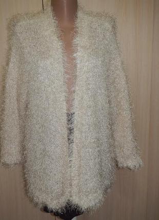 Шикарний розпашний кардиган травичка marks & spencer p.20