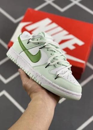 Жіночі білі кросівки данки nike air dunk розмір 40