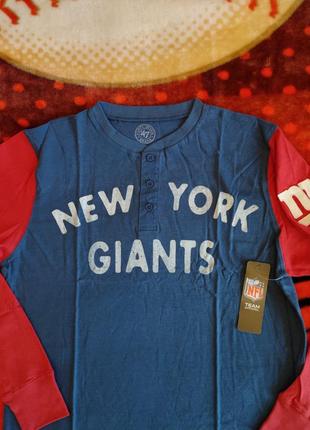 💯🏈 оригинал. лонгслив хенли'47 brand x nfl new york giants.2 фото