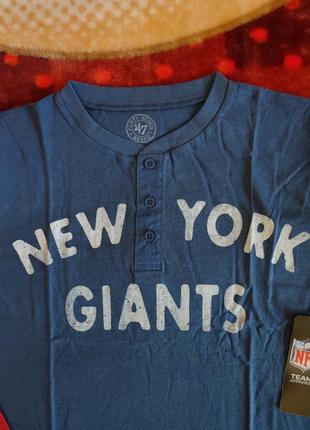 💯🏈 оригинал. лонгслив хенли'47 brand x nfl new york giants.6 фото