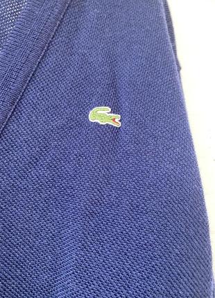 Винтажный кардиган lacoste chemise l-xl вінтаж оригінал vintage5 фото