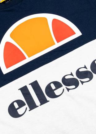 Классная хлопковая футболка с большим лого ellesse big logo3 фото