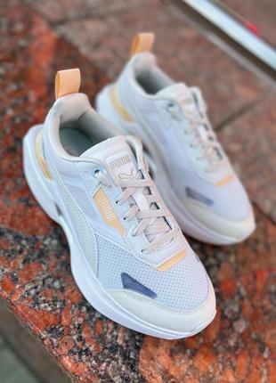 Космічні стильні кросівки puma kosmo rider metallic /німеччина/4 фото