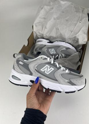 New balance mr530ck кросiвки 530 сірі з білим, оригінальні кросівки нью беланс 530 жіночі