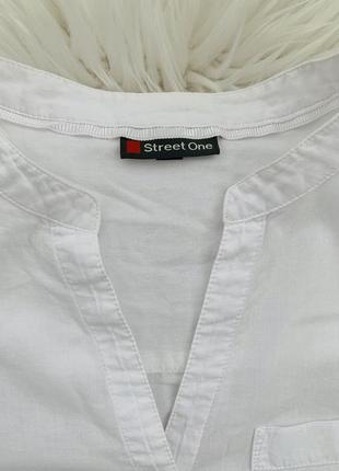 Легкая рубашка от street one рр m-l100%cotton5 фото