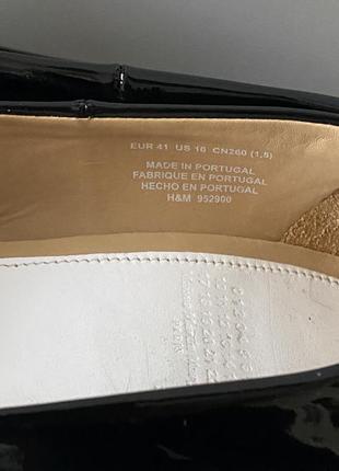 Эпатажные туфли лаковая кожа maison martin margiela оригинал 8