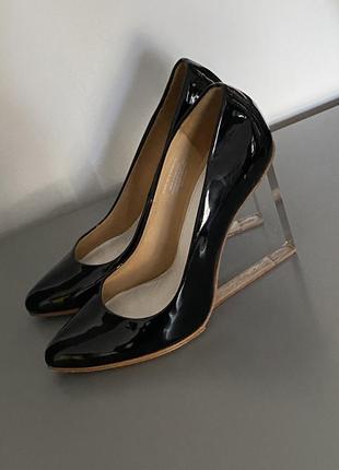 Эпатажные туфли лаковая кожа maison martin margiela оригинал 6