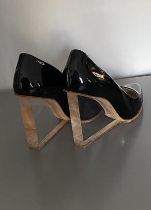 Эпатажные туфли лаковая кожа maison martin margiela оригинал 7