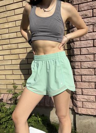 Бирюзовые спортивные шорты workout