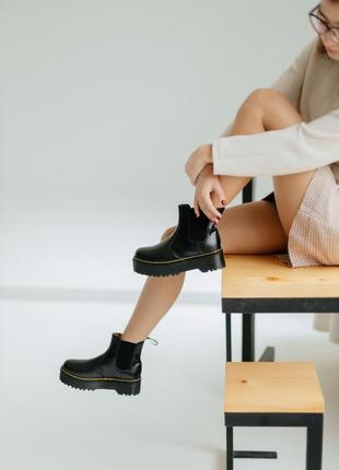 Жіночі черевики / женские сапоги dr.martens jadon chelsea black4 фото