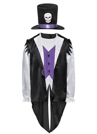 Костюм halloween l. xl. мужской зомби фрак скелет шляпа карнавальный хэллоуин хэлоуин хеллоуин хелоуин хелловин хеловин хеллоувин george