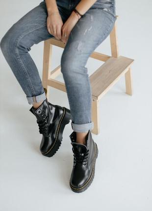 Жіночі черевики / женские сапоги dr.martens jadon black3 фото