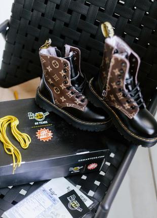 Жіночі черевики / женские сапоги dr.martens jadon luis vuitton fur5 фото