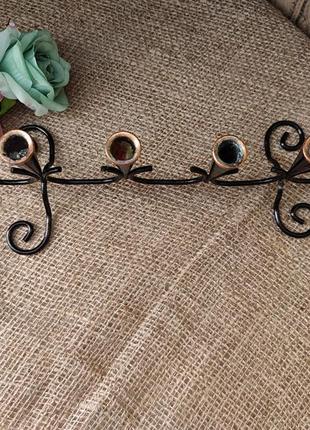 Дизайнерский подсвечник gunnar ander, 50-60 лет, швеция, металл