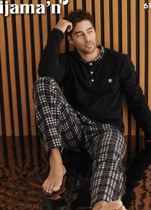 Флисовая мужская пижама кофта и штаны 750 грн3 фото