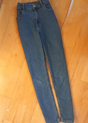 Сині джинси h&amp;m slim-fit слім фіт штани2 фото