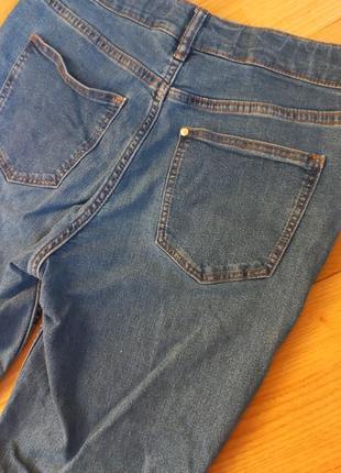 Сині джинси h&amp;m slim-fit слім фіт штани8 фото