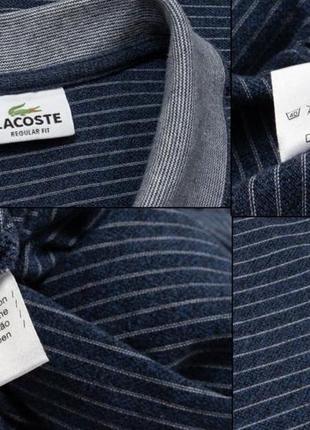 Lacoste regular fit long sleeve&nbsp;мужской лонгслив8 фото