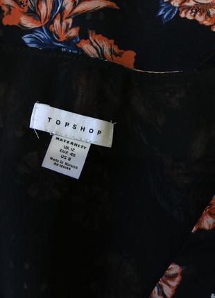 Сукня мідаксі віскозна у квіти topshop розмір 12/1410 фото