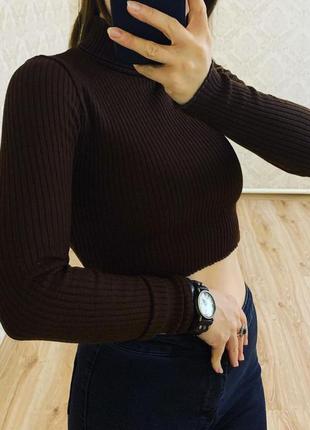 Коричневый гольф размер м