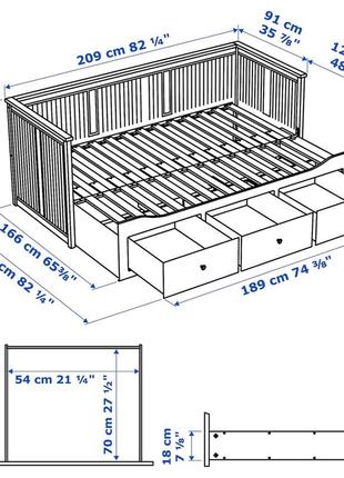 Ikea hemnes ліжко трансформер,кушетка,софа6 фото