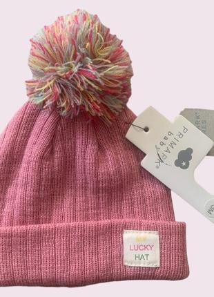 Шапка детская primark lucky hat 0-3 мес