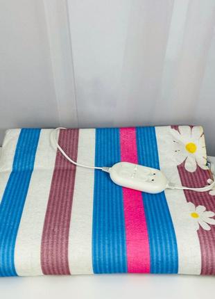 Електропростирадло з двома зонами lux 155x170 з кольоровим малюнком туреччина байка 14692