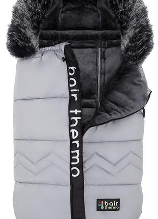 Зимний конверт bair alaska thermo nr-2 owl grey серый2 фото