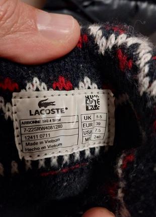 Качественные стильные брендовые дутики lacoste оригинал2 фото