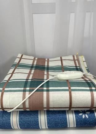 Електропростирадло двоспальне з двома зонами lux 155x170 з кольоровим малюнком туреччина байка 54962