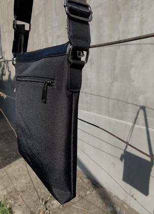 Сумка lacoste черная борсетка мужская сумка через плечо6 фото