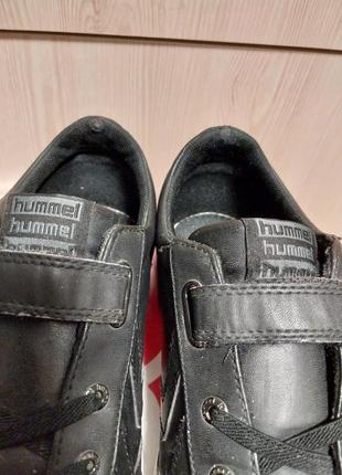 Качественные брендовые кожаные кроссовки hummel4 фото
