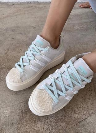 Жіночі кросівки adidas superstar Ronan blue 36-37-407 фото