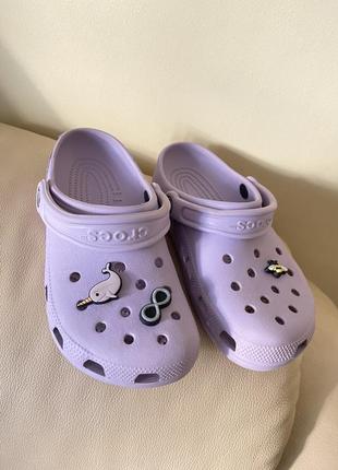 Crocs кроксы детские женские для девочки размер 5-71 фото