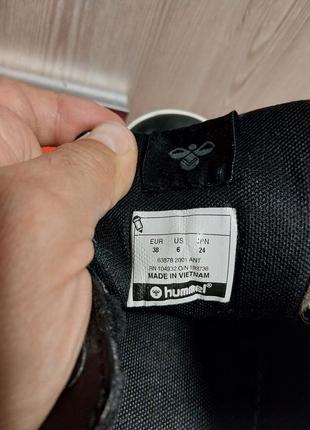 Качественные стильные кожаные брендовые кроссовки hummel9 фото