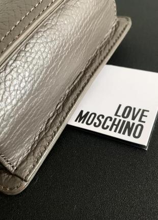 Кожаная небольшая кросс-боди love moschino обмен!3 фото