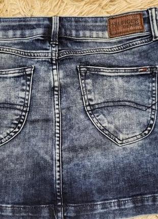 Юбка джинсовая томми коротка 36 s4 фото