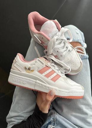 Sale   кросовки в стиле adidas forum “coral pink”