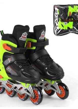 Ролики с подсветкой "best roller" m салатовый