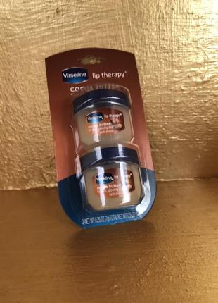 Vaseline, lip therapy, масло какао, 2 шт по 7 г