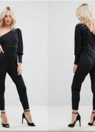 Комбинезон вечерний на одно плечо boohoo petite 38-36