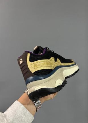 Мужские кроссовки salomon xt-slate black gold5 фото